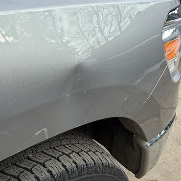 Dodge 1500 front fender damage