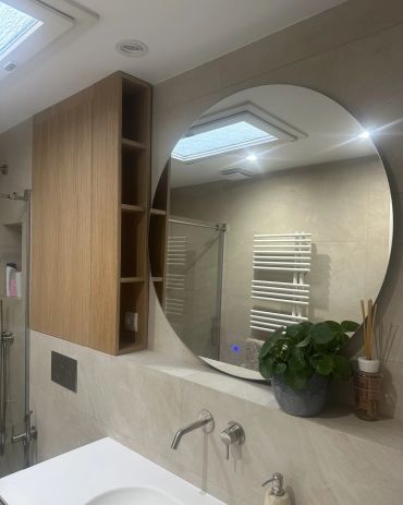 Después · Lavabo y sanitarios
Detalle del nuevo mueble de baño, lavabo y sanitarios tras la refor