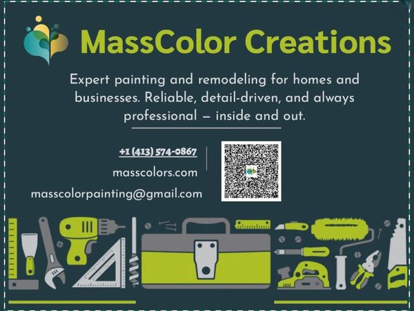 MassColor Creations, a proudly family-owned company specializing in interior and exterior painting