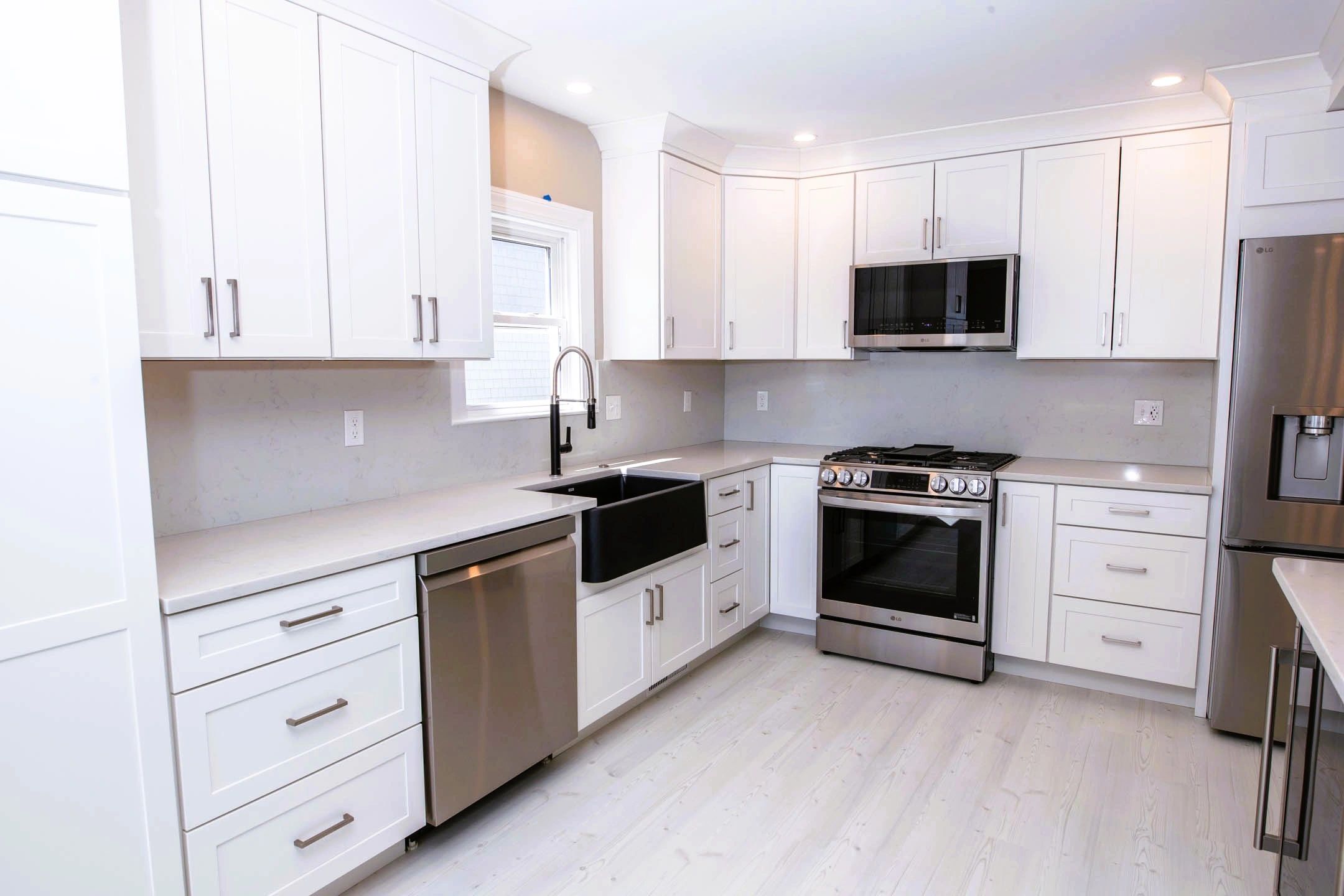fully renovated with gas stove and designer appliances