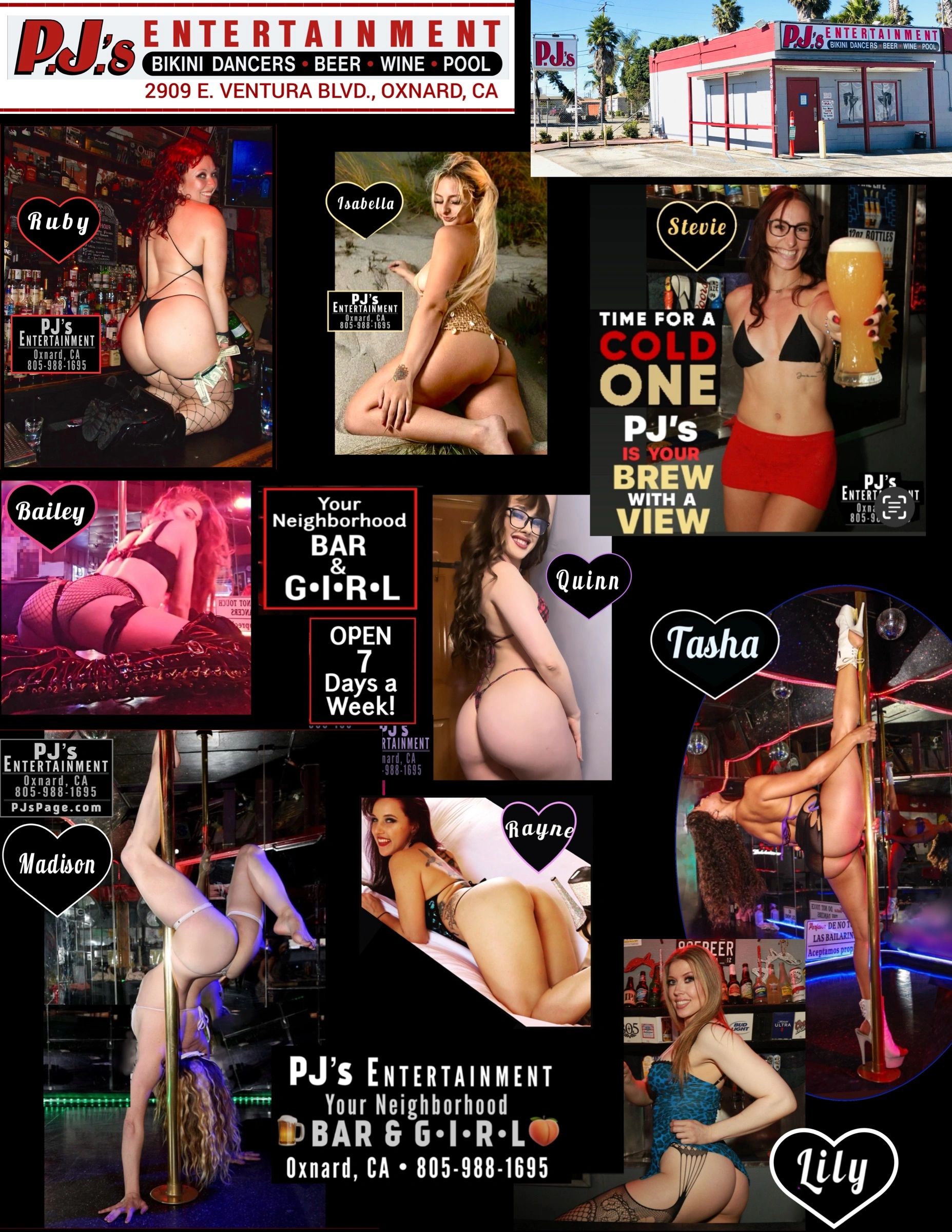 Adult entertainment in a relaxed neighborhood bar setting.  Meet friends, drink beer, shoot pool.