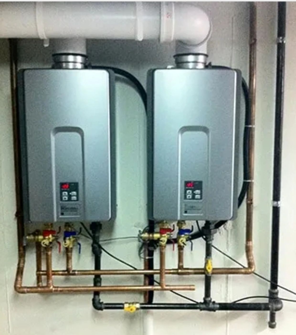 RINNAI DUAL UNIT INSTALLATION