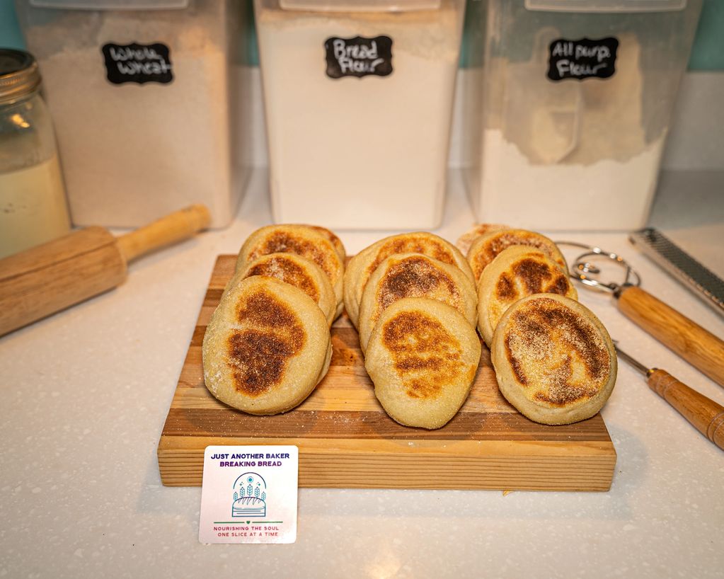 Sourdough English Muffins