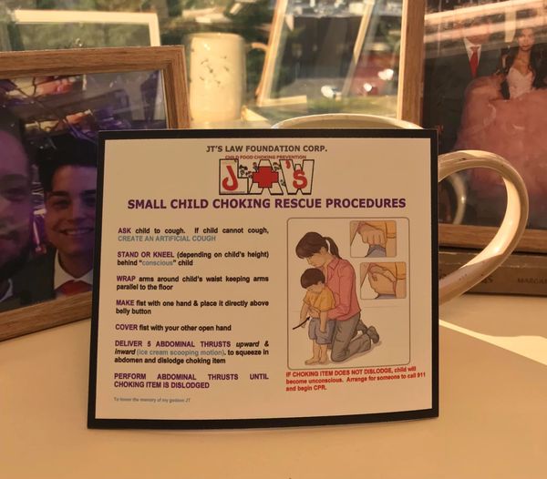 JT's Law - Small Child Choking Rescue Procedures