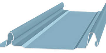 1" Nail Fin Metal Roofing Panel