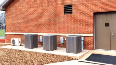 3 HVAC on from corner door bulding