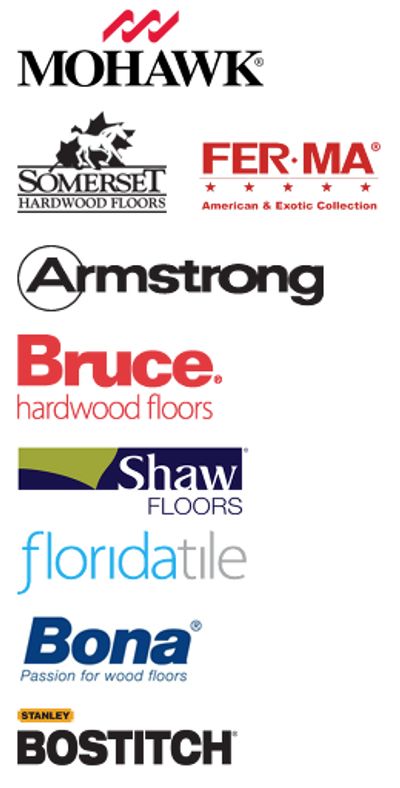 The products and brands we use at America's Finest Flooring in Knoxville, TN