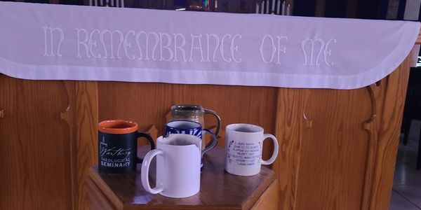 The chip cups during Mid Week Lenten services