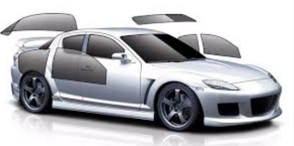 This image is showing a car windows that we can apply window tint to.