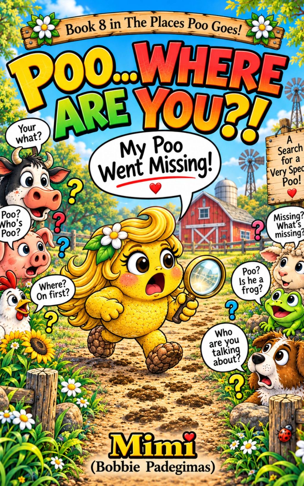 Book cover for 'Poo...Where Are You?!' by Mimi.