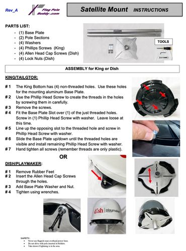 Satellite Mount Instructions