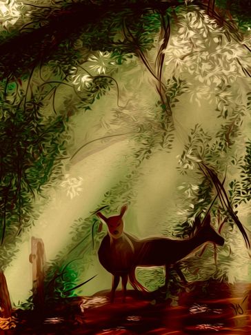 The longing to be elsewhere.
Painted on I pad and digitally edited.