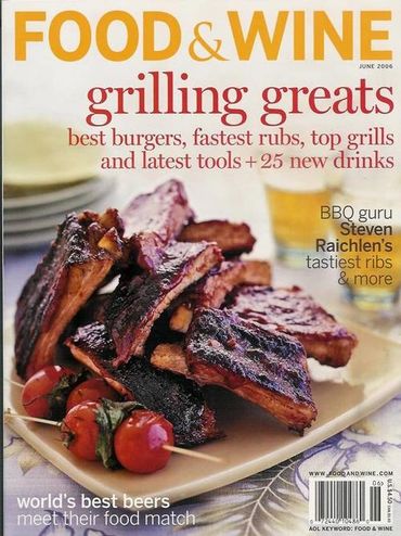 Horizon BBQ Smoker in "Food & Wine" Magazine.