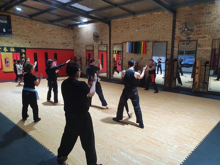 Perth wing Chun class in action