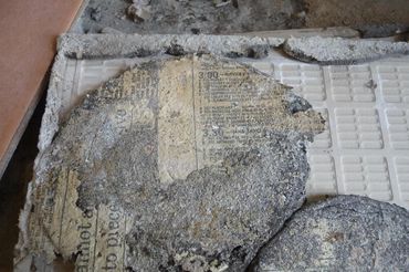 Bad tiling job caused by rough builders highlighting pour craftsmanship and understanding