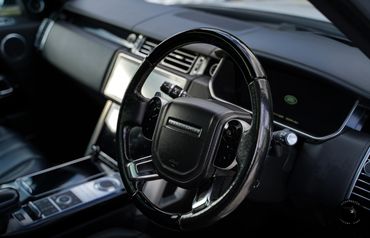 Range Rover Black Vogue steering wheel