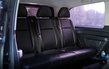Mercedes Benz Vito For Hire in London
White 9 seater
leather seats interior