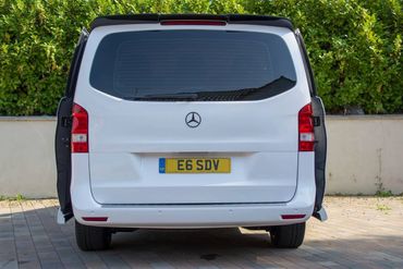 Mercedes Benz Vito For Hire in London
White 9 seater
rear view