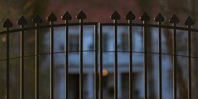 A new fence installed in Osceola, Indiana.