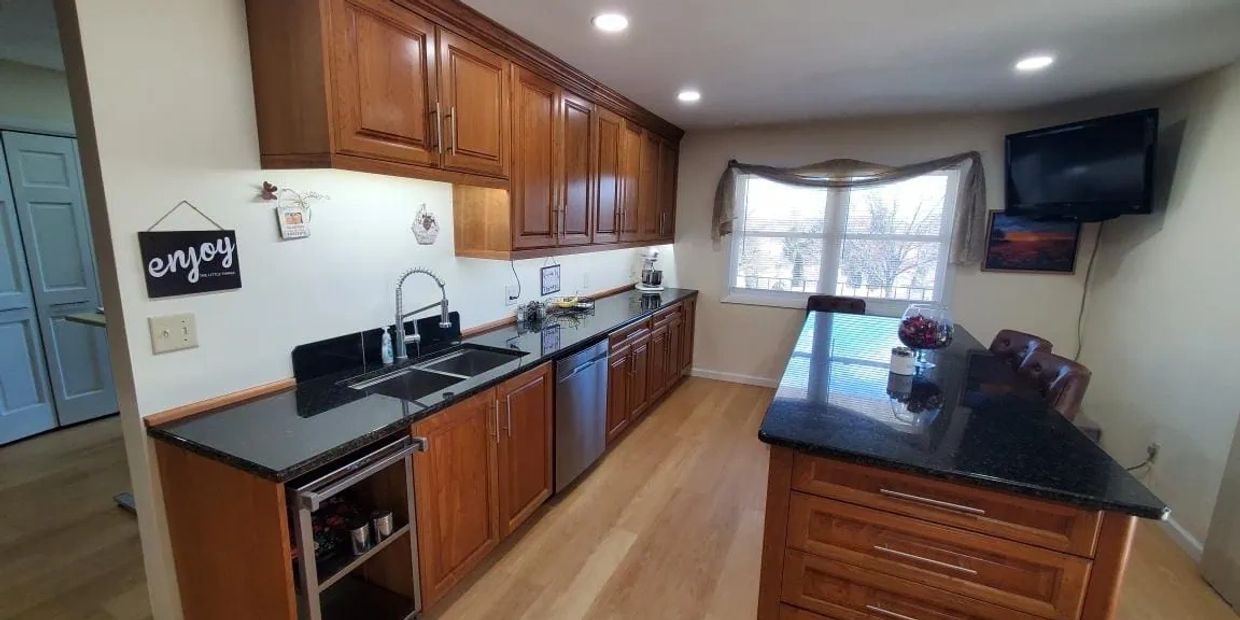 A new kitchen remodeling job in Osceola, Indiana.