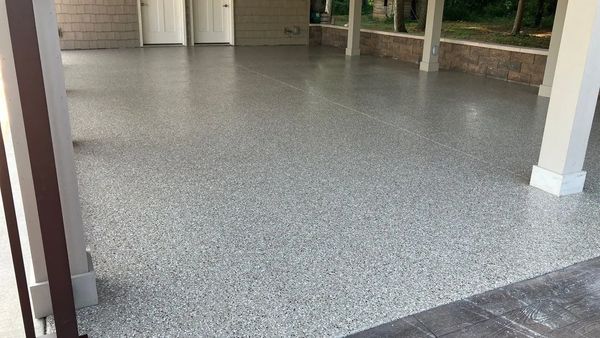 Epoxy flooring installed in Osceola, Indiana.