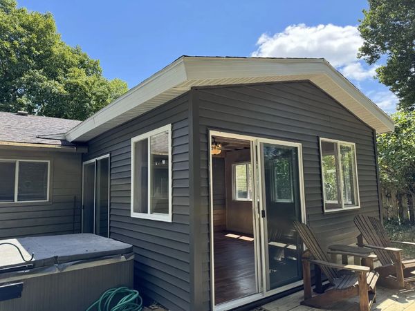 A new addition and deck in Osceola, Indiana.