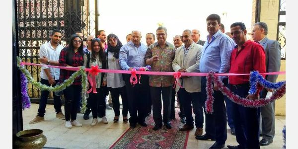 The Ambassador of Indonesia at the opening of the Mohamed Abdel Maaboud factory in 2017