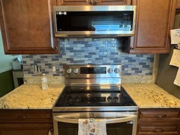 The chosen tiles compliment the space, adding to the appeal of the kitchen.