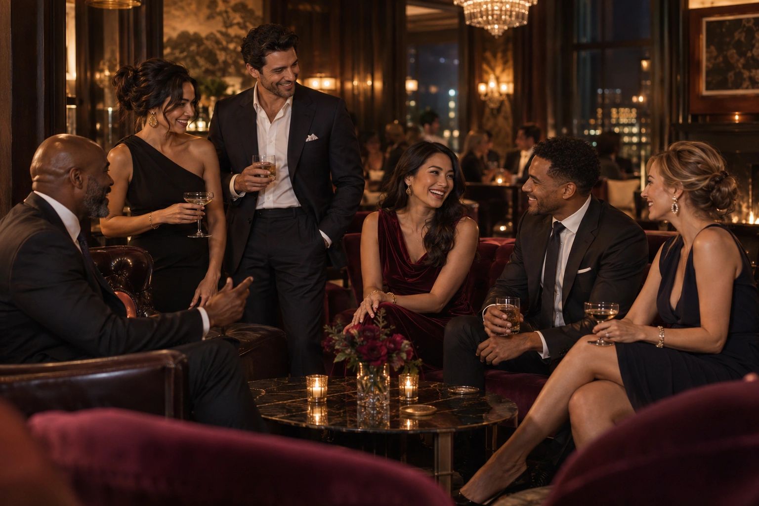 HM EXPERIENCES WITH OUR ATTRACTIVE COUPLES MIXING & MINGLING.