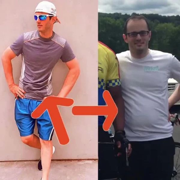 Ari Sobol, Before & after weight loss. Slim and toned.