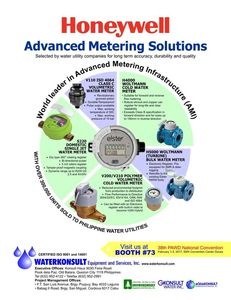 Honeywell Advanced metering solutions, Water Meter for NRW Reduction Philippines - Waterkonsult