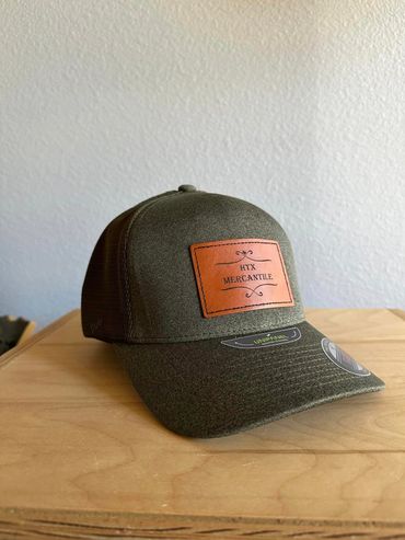 Custom Leather patch hats