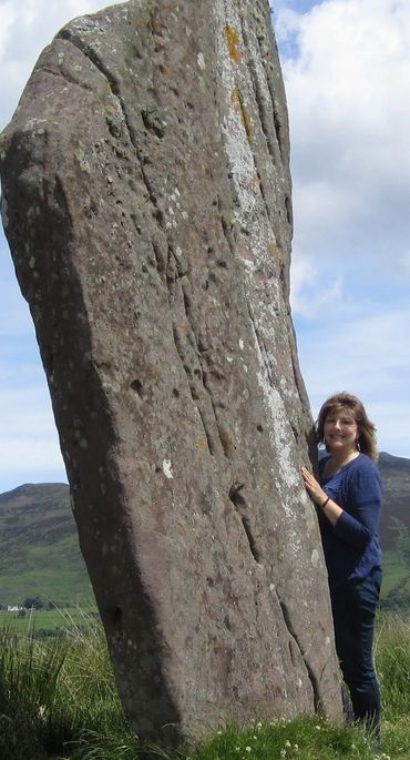 standing stone at isle of arran scotland