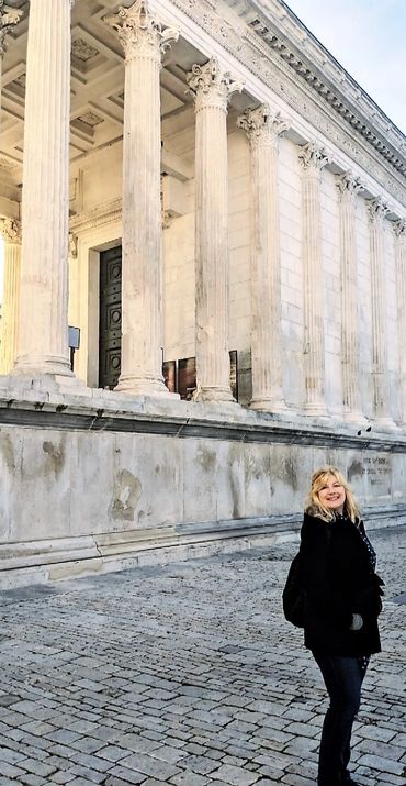 Cheryl at La Maison Caree, Nimes France