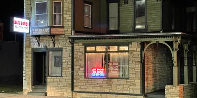 Jeff Brown Bail Bonds Springfield Ohio office located at 12 W. Columbia St.  Fast 24 hour service.