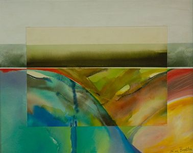 Abstract painting by Sue Boydston