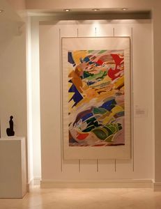 Abstract painting by Sue Boydston