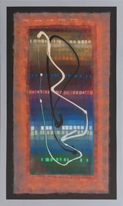 Abstract painting by Sue Boydston