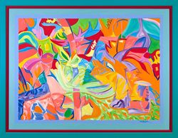 Abstract Painting by Sue Boydston