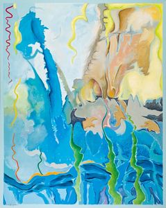 Abstract painting by Sue Boydston