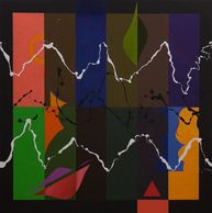 Abstract painting by Sue Boydston