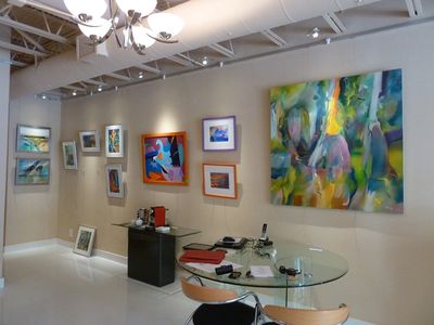 Art gallery show Sue Boydston abstract artist