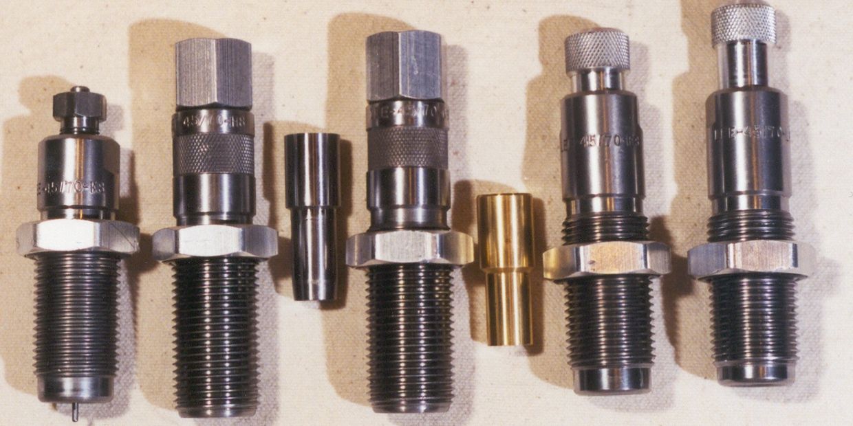 lee 5 die set for loading cartridges .45-70 Springfield per the .45-70 book