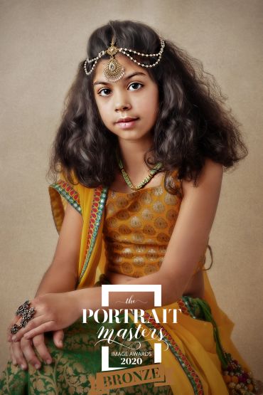 beautiful girl wearing traditional Sari