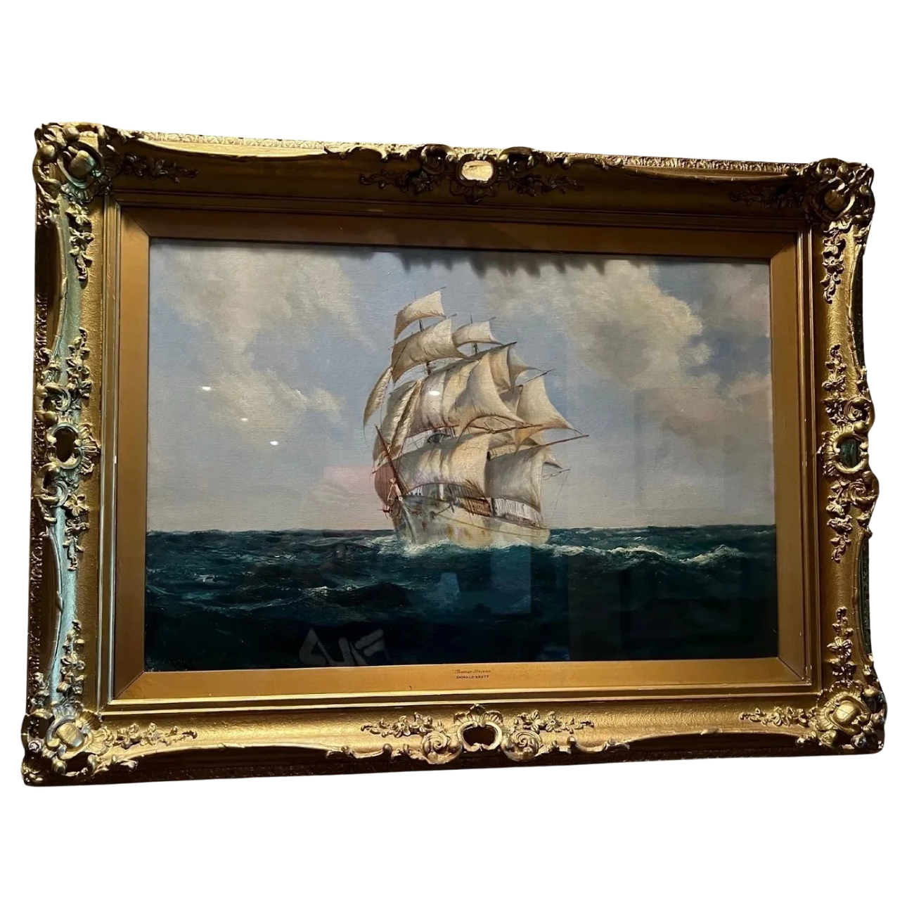 Donald Brett (1900-1949, United Kingdom) 'Thomas Stevens' Oil on Canvas. Signed lower left.
Size: 20