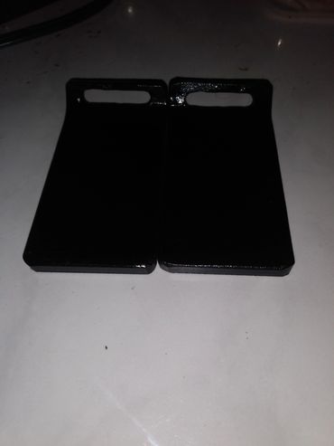 Two hand chiseled straps for truck bed cover, Made of steel,