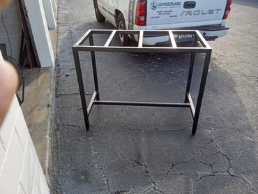Steel table frame