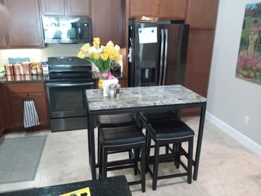 Quartz table frame made of Square steel tube