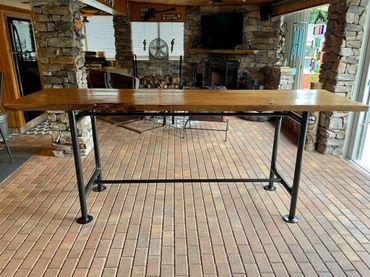 Another pic of steel fabricated bar table