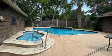 Pool by Briar Forest, Houston TX.